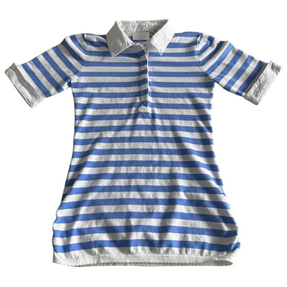 2000s Striped Half Sleeve Polo Shirt ASO Taylor McKessie High School Musical 2 - Picture 3 of 9